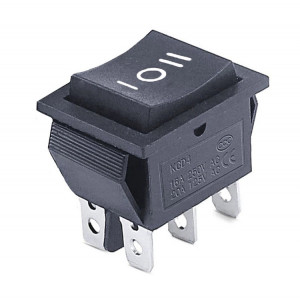 Prekidač 30x22mm 2xon-off-(on) 16A 250VAC