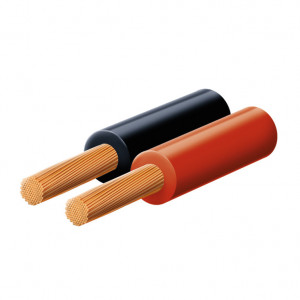Provodnik za zvučnike 2x0.75mm2 crno-crveni