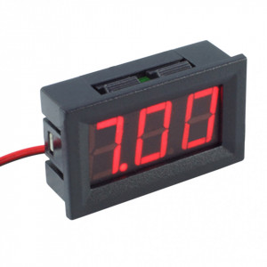 Digitalni LED ampermetar 10A crveni