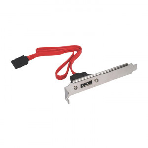 Kabl SATA 15P M-eSATA F (panel) 0.5m