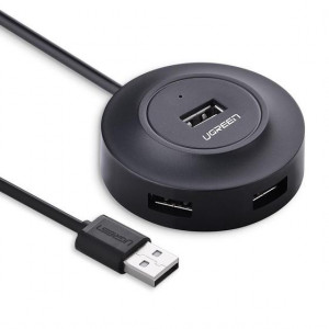 USB2.0 hub CR106 crni