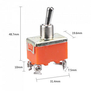 Kip prekidač 2xon-off 16A 250VAC