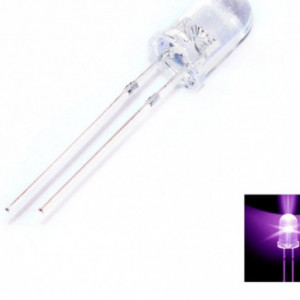 LED dioda 5mm ljubičasta ultra bright-100 komada