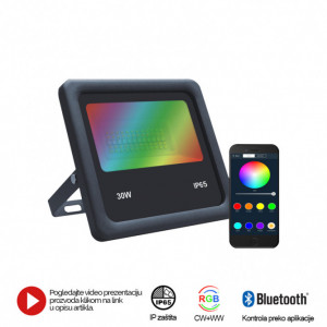 LED reflektor 30W bluetooth