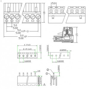 Rastavna klema RM5.08 3P