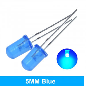 LED dioda 5mm plava difuzna