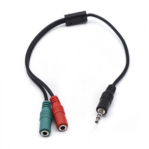 Adapter 3.5mm 4-polni muški-2xRCA ženski