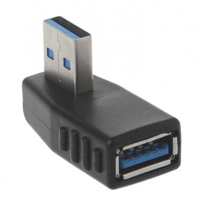 Adapter USB3.0 A M-USB3.0 A F ugaoni levi