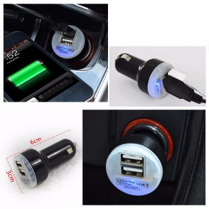 USB punjač za auto sa dva USB porta