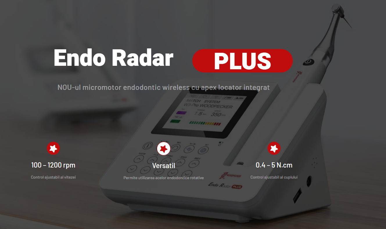 pagina prezentare endo radar plus woodpecker