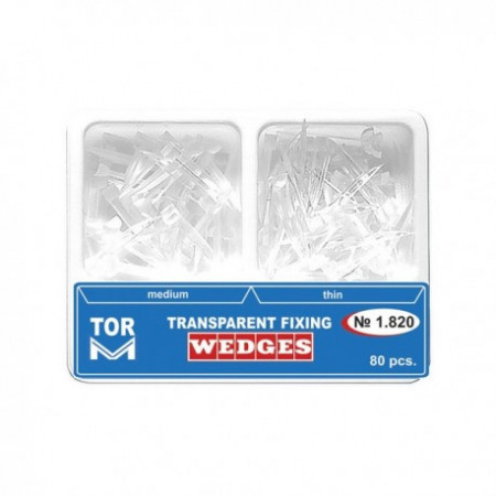Pene plastic transparente set 80 buc 1820 VM