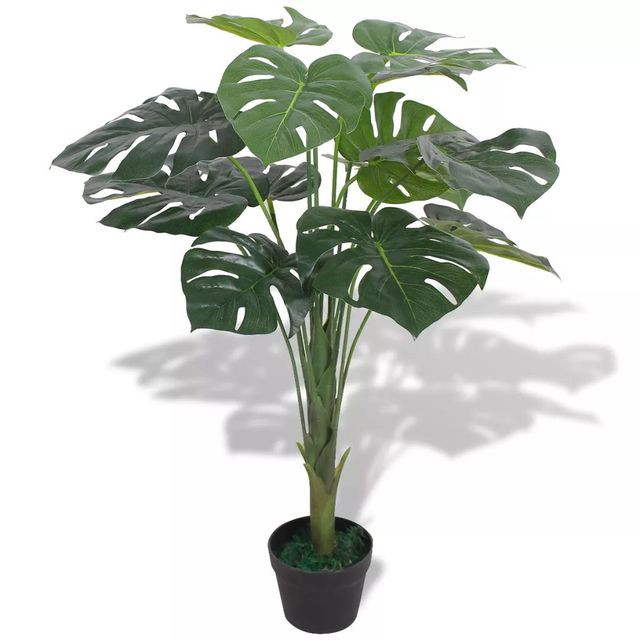 Plantă artificială Monstera cu ghiveci 70 cm, verde