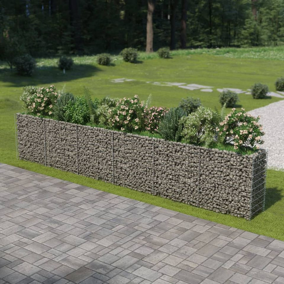 Gabion jardinieră din oțel galvanizat, 540 x 50 x 100 cm