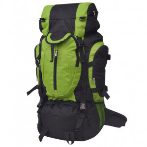 Rucsac pentru drumeții XXL 75 L, Negru și verde
