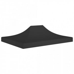 Acoperiș pentru cort de petrecere, negru, 4 x 3 m, 270 g/m²