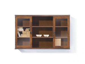 INDIANA J-013 Vitrina de perete JNAD2W / 130 OAK shutter