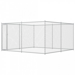 Padoc pentru câini de exterior, 4 x 4 x 2 m