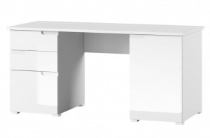 Selene 15 (birou) white high gloss/white