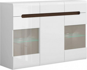 Azteca 011 comoda kom2w1d3s/10/15 white/white poł.