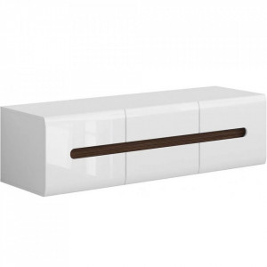 Azteca 001 TV Stand 2D2S / 4/15 alb / alb gloss high