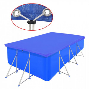 Folie pentru piscină dreptunghiulară din PE 90 g/mp 394 x 207 cm