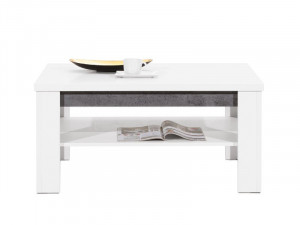 Brando b9 masuta de cafea white/beton