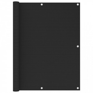 Paravan de balcon, antracit, 120 x 500 cm, HDPE