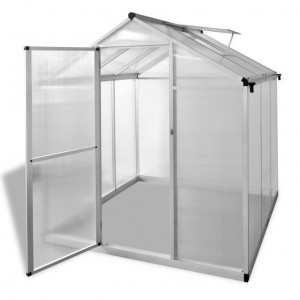 Seră ranforsată din aluminiu, 3,46 m²