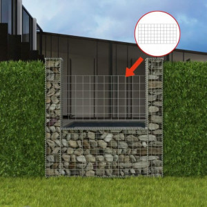Coș Gabion în formă de U din oțel 160 x 20 x 150 cm