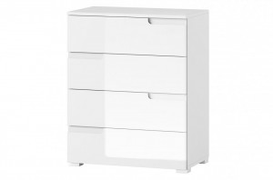 Selene 4 comoda white high gloss/white