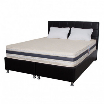 Set Saltea Superortopedica Lux ROMA 140x190x23 plus 2 perne microfibra 50x70