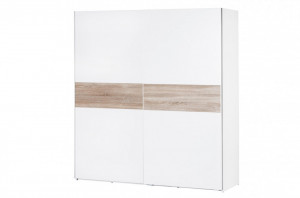 Wenecja 01 (dulap 2d) white/sonom oak&