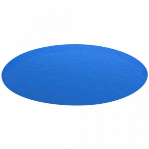Folie solară rotundă din PE pentru piscină, 549 cm, albastru