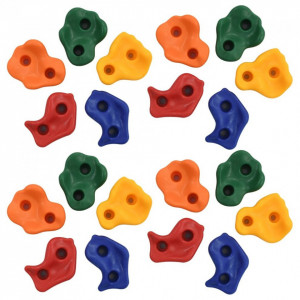 Pietre de cățărat, 20 buc., multicolor, PE