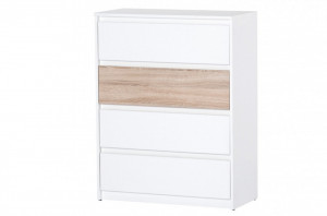 Wenecja 07 comoda white/sonom oak&