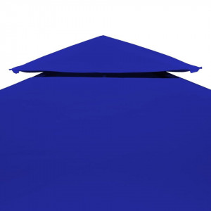 Acoperiș de pavilion, 2 niveluri, albastru, 4 x 3 m, 310 g/m²