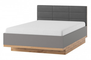 Livorno 66 rama de pat 160x200 oak wotan/bazaltowo-grey