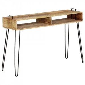 Masă consolă, 115 x 35 x 76 cm, lemn masiv de mango