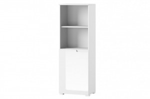 Selene 10 (biblioteca) white high gloss/white