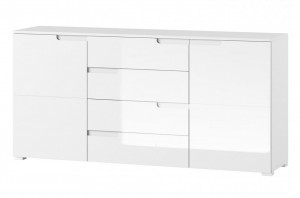 Selene 8 comoda white high gloss/white