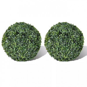 Set arbuști ornamentali artificiali 27 cm 2 buc