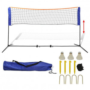 Set fileu de badminton, cu fluturași, 300x155 cm