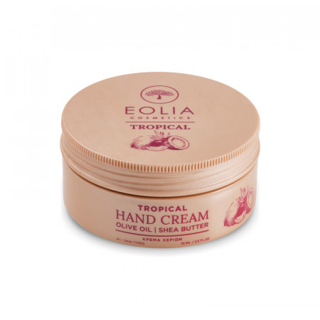 Eolia Crema de Maini Naturala Tropical cu Cocos 75ml / 2.54 fl. oz