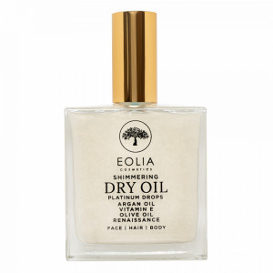Eolia Ulei Organic Uscat cu Sclipici Fin Argintiu Renaissance 100 ml / 3.38 fl. oz
