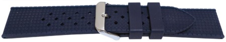 Curea silicon albastru navy model Rolex Tropic 22mm -55807