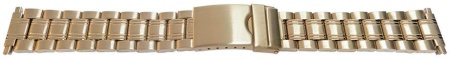 Bratara metalica reglabila aurie capete pe arc 16-22mm - 55007