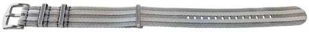 Curea NATO gri-gri deschis 22mm - 54051