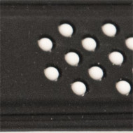 Curea silicon doua culori negru cu alb, telescop QR, 22mm -60727