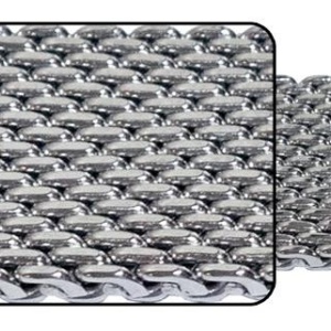 Bratara milaneza argintie cu deployant 22mm -59016