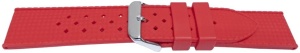Curea silicon roșie model Rolex Tropic 22mm -55816